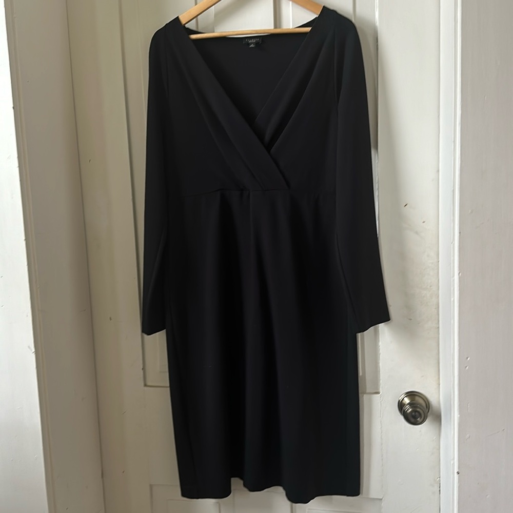 Talbots classified c cross over heavy tshirt dress
